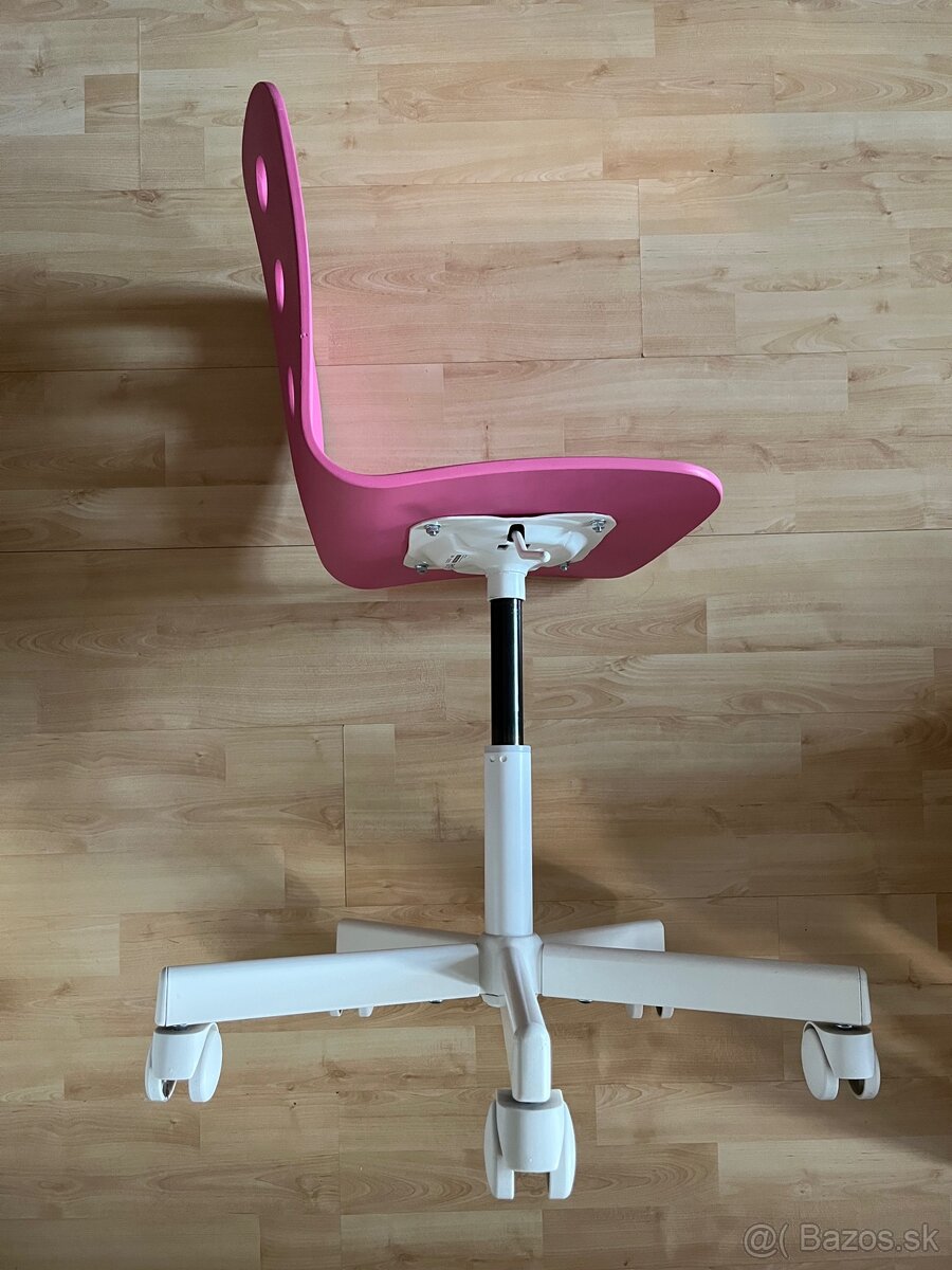 Výškovo nastaviteľná stolička na kolieskach - 3