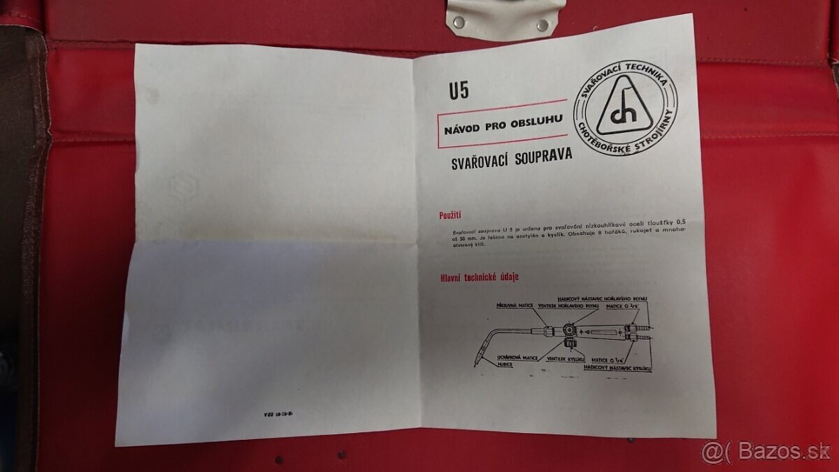 SVÁŘECÍ SADA AUTOGENNÍ MALÁ - 3