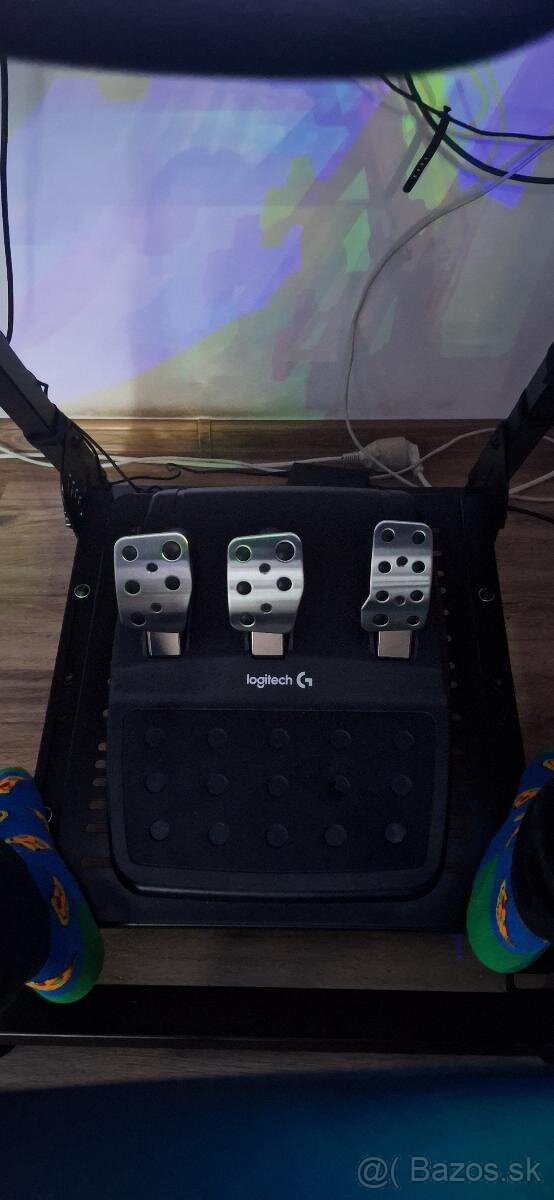 Logitech g29+radici paka+stojan+f1 mod - 3