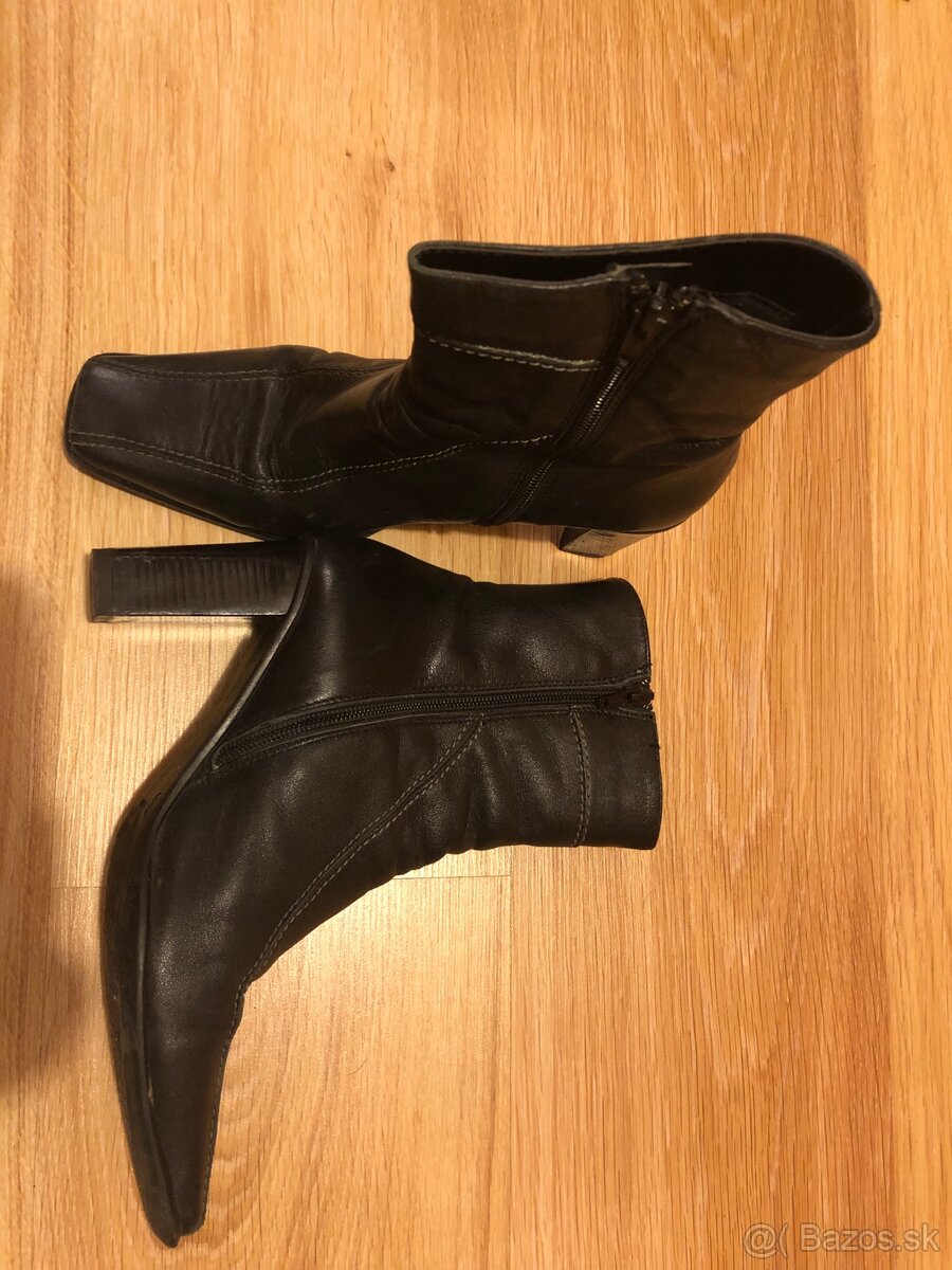 Predám čierne kotníkové topánky - 3