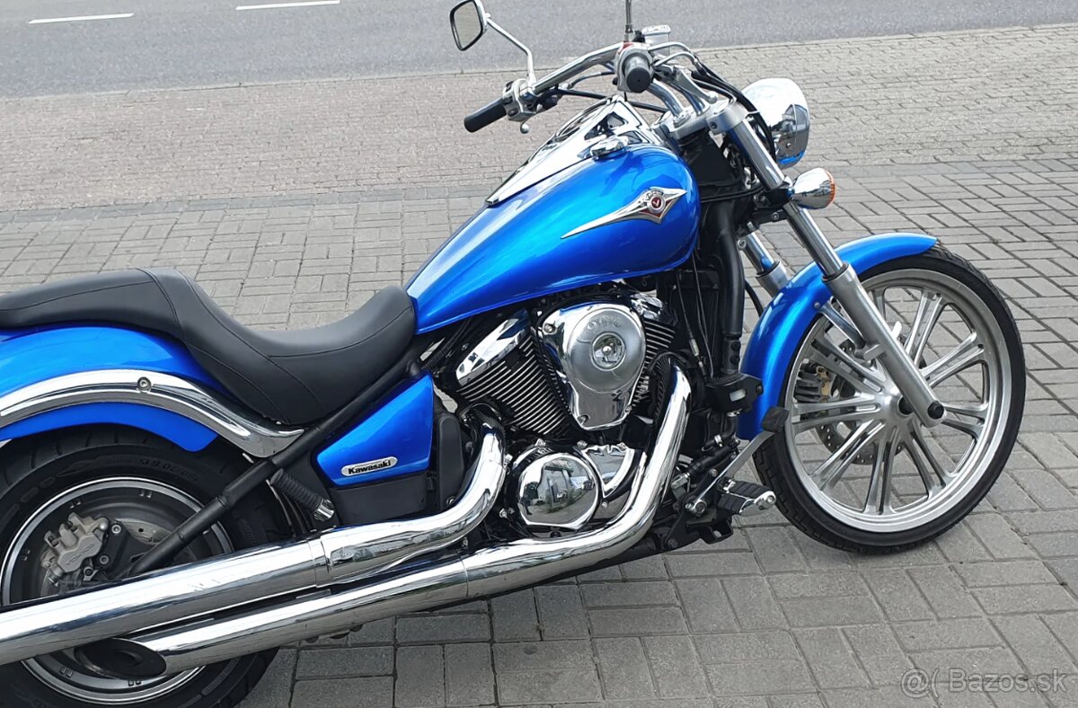 KAWASAKI VN 900 CUSTOM , - r..2008, TOP, krásny stav, 9.600 - 3