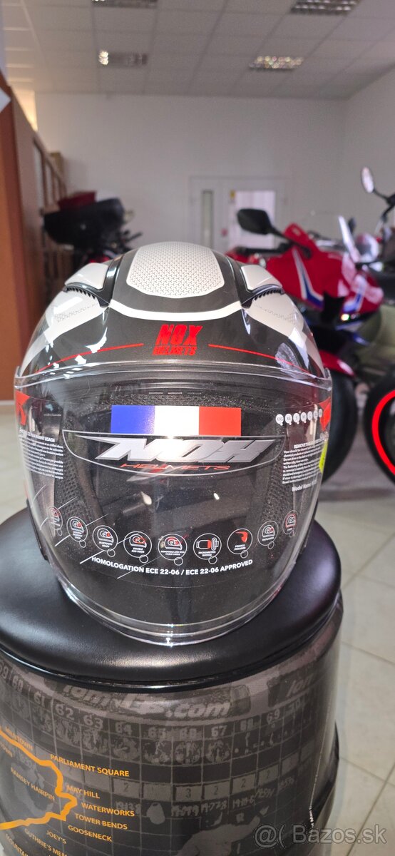 Moto prilby NOX N129 Triom. XXL - 3