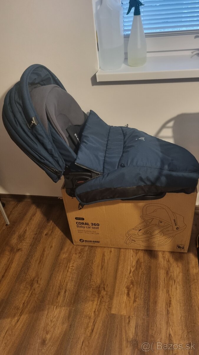 Kombinovaný kočík 2v1 Noordi Aqua - Ocean blue - 3