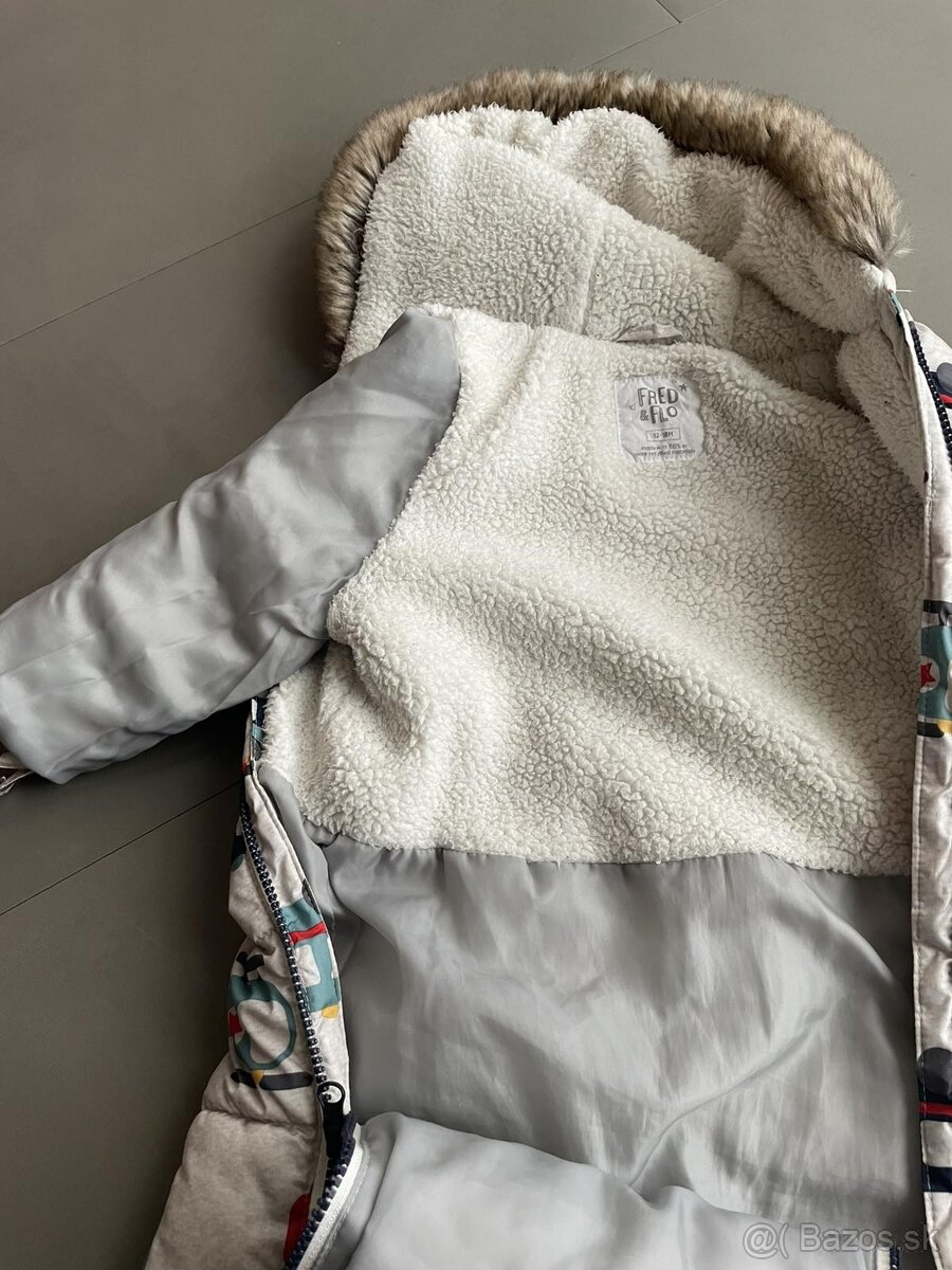 Zimny overal velkost 86 +rukavice - 3