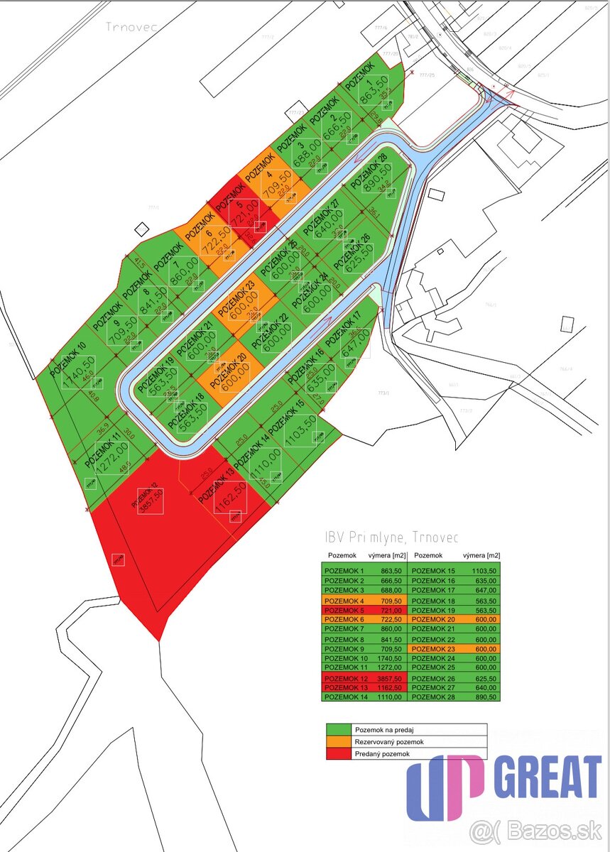 Ponúkame na predaj stavebné pozemky v obci Trnovec, Skalica - 3