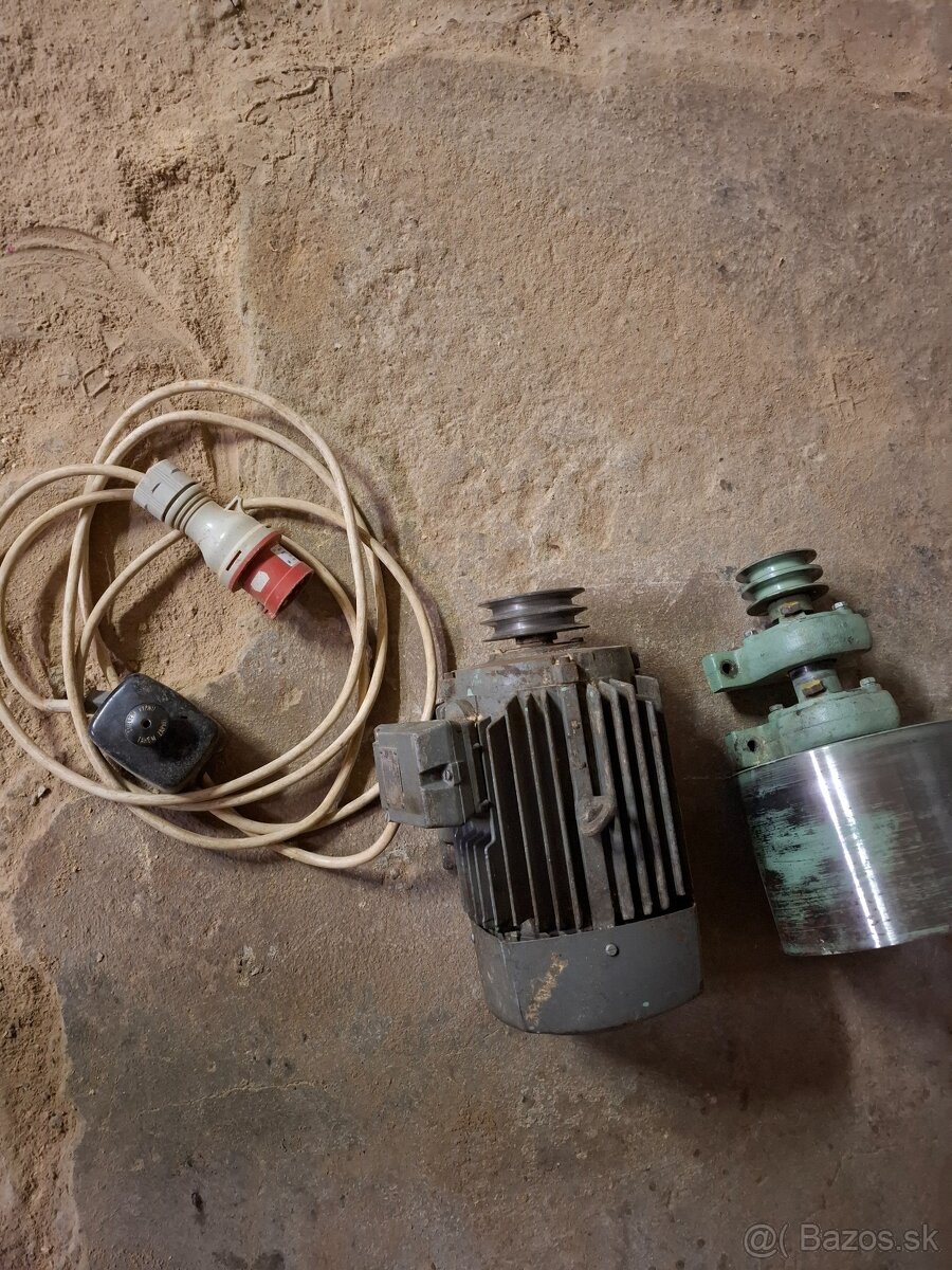Elektromotor valce na pasovú brúsku - 3
