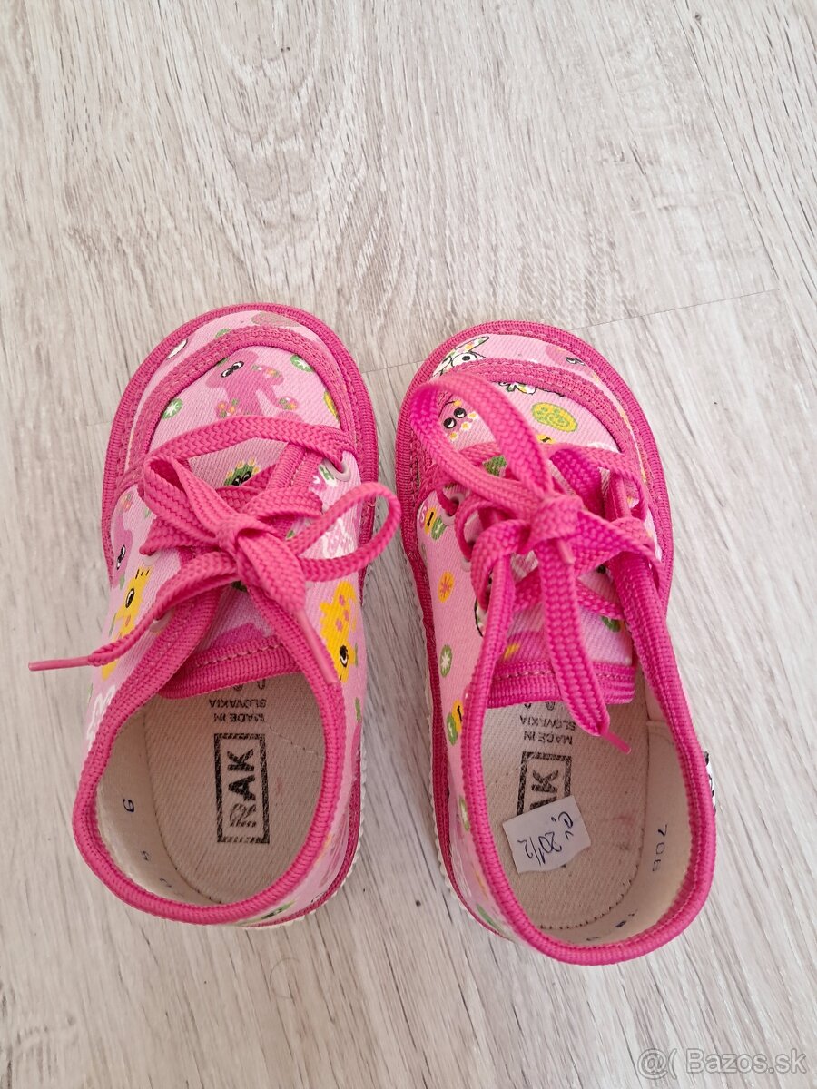 Papučky RAK č.20 1/2 (VD 14cm) Nové - 3