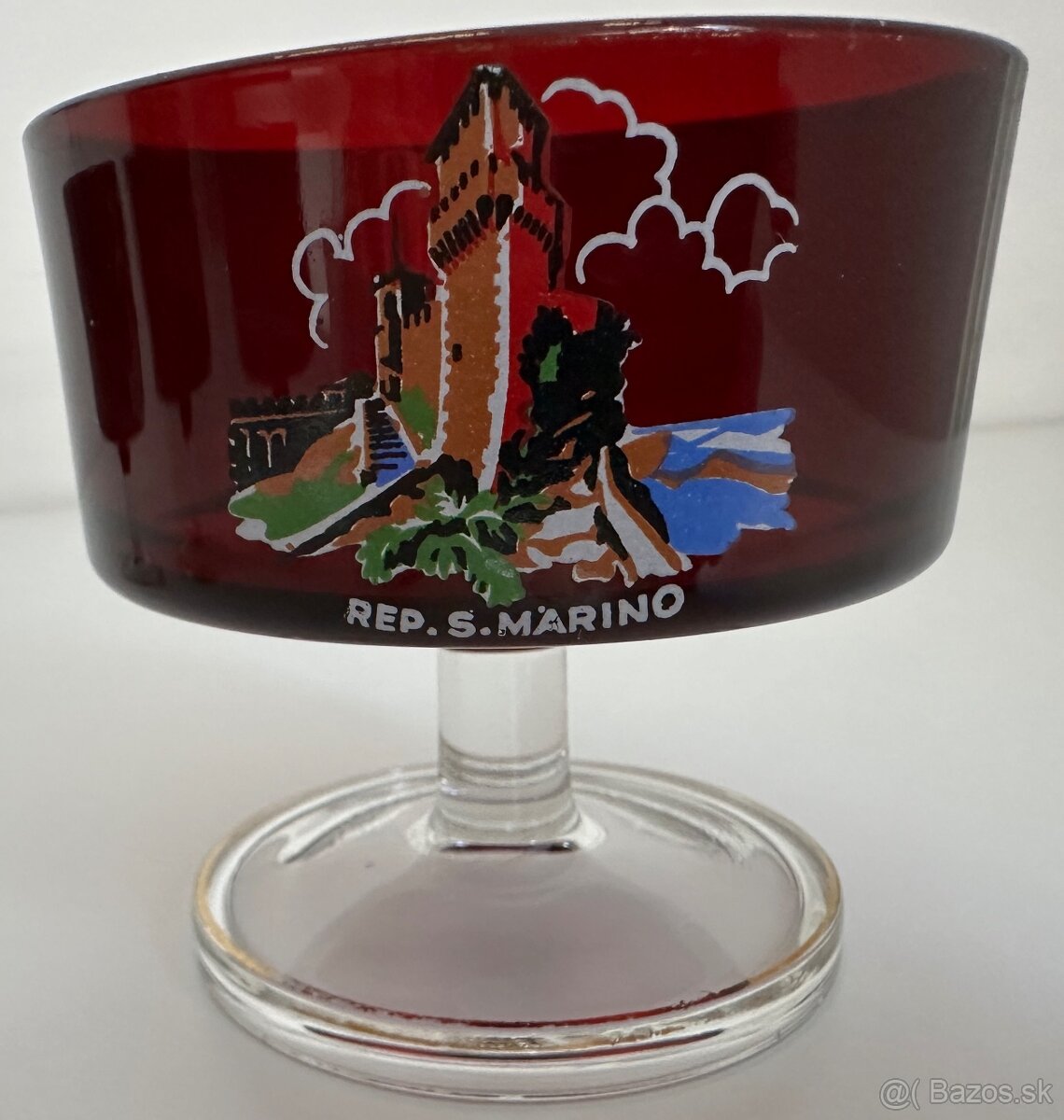 Retro poháre REP. S. MARINO – France – zberateľský set 4EUR - 3