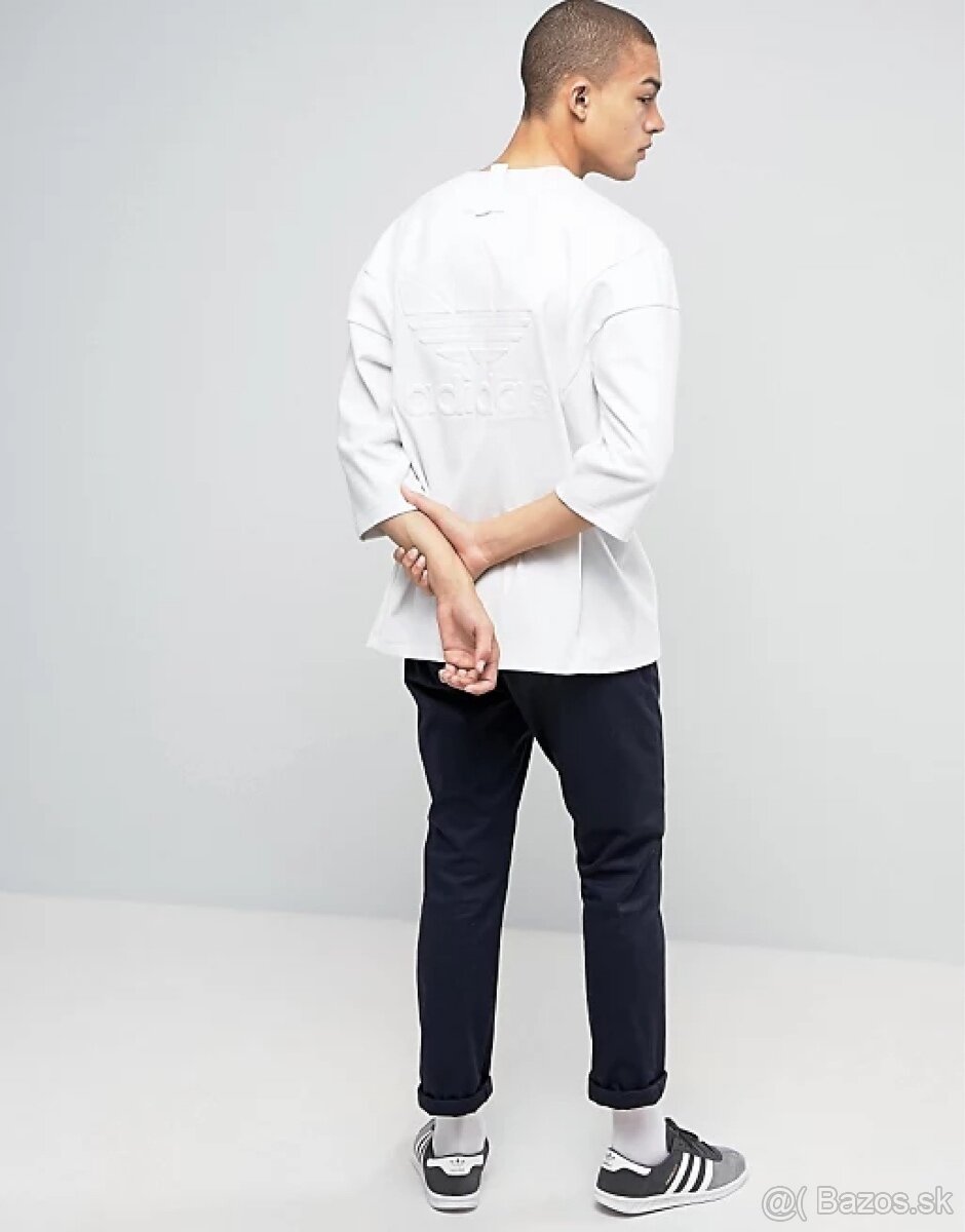 unisex mikina adidas Ori s trojštvrťovým rukávom L - 3