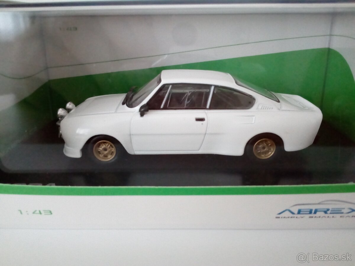 Predám modely aut škoda 130rs 1:43.Biele 30€. - 3