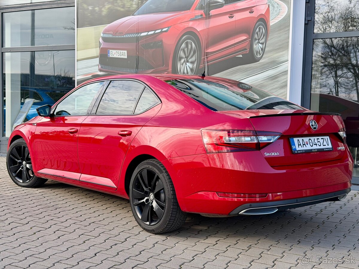 Škoda Superb Sportline 2.0TDI DSG 190ps 1.majiteľ 2019 TOP - 3