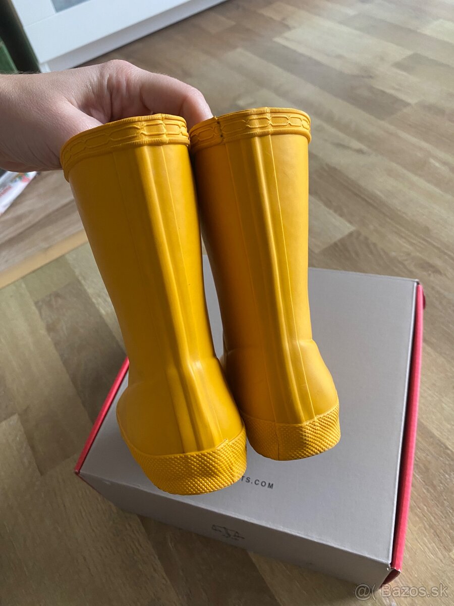 Detske zlte gumaky Hunter - 3