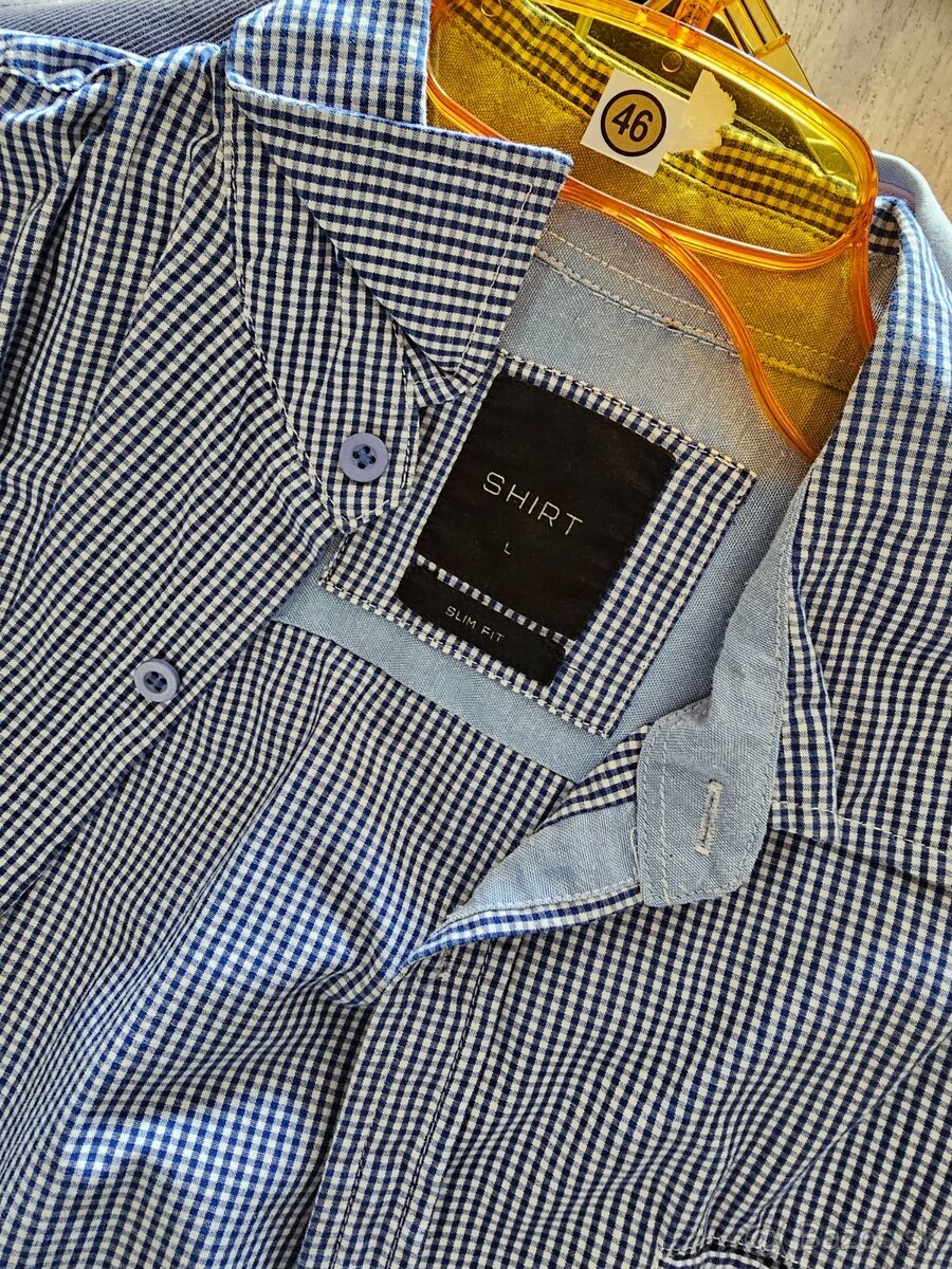 Pánska kockovaná košeľa - 3