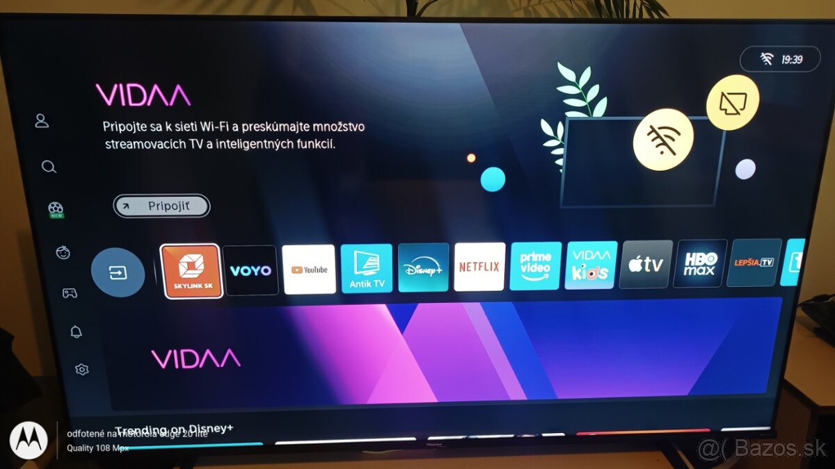 Predám tv Hisense Qled 58E7Q - 3