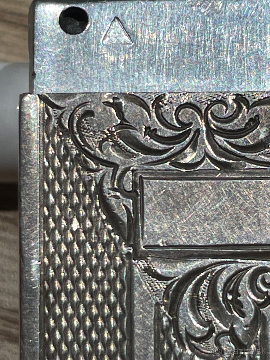 Strieborný benzínový zapaľovač - 3