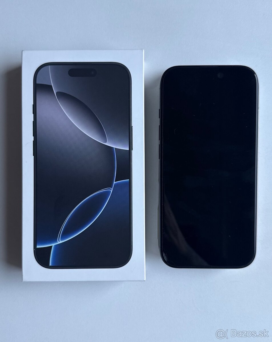 iPhone 16 pro 128 GB , Black titanium ( záruka 5/2027 ) - 3