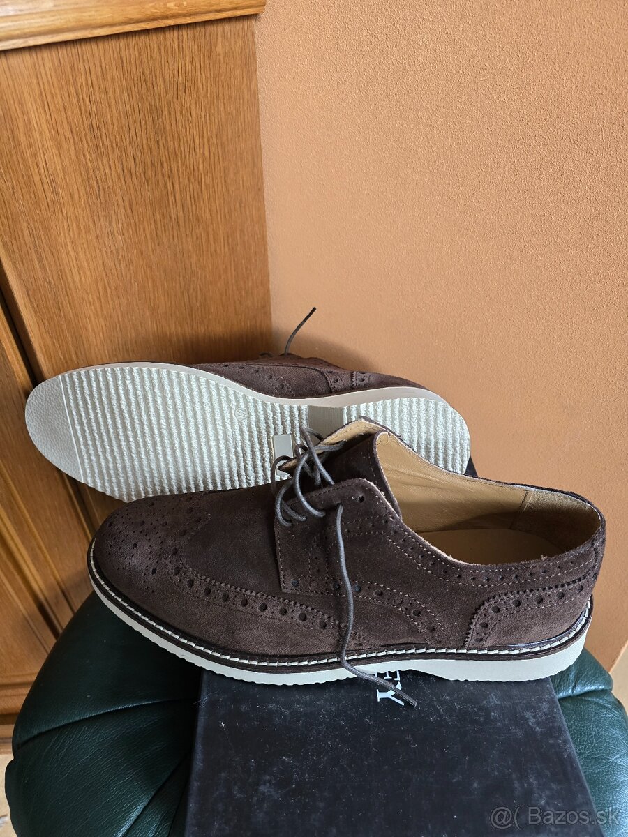 Predám nové kožené panske topanky veľkosť 42 - 3