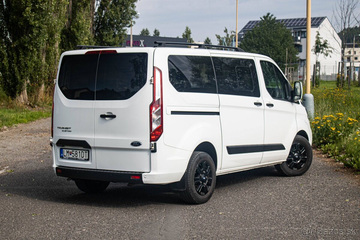 Ford Transit Custom 79kW M6, 9miest, 1. majiteľ, Nelakované - 3