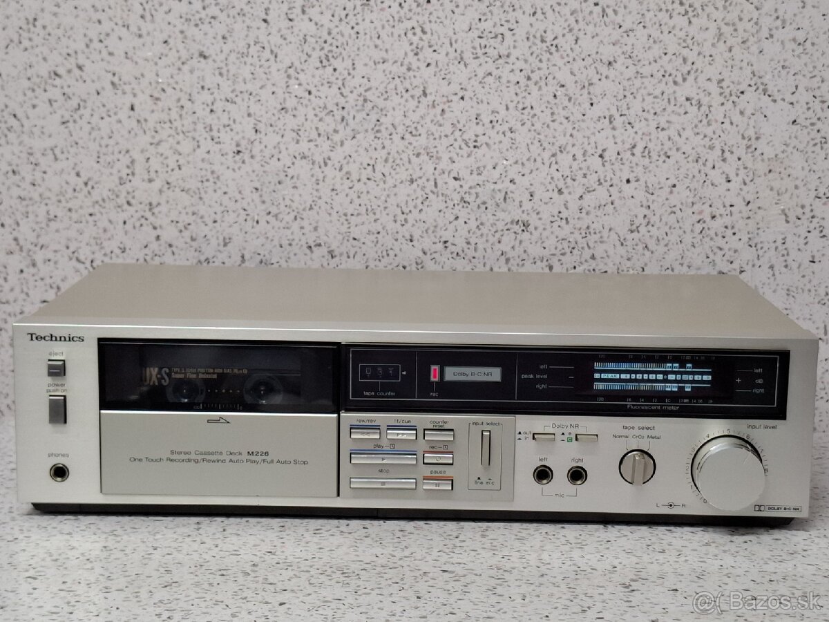 TECHNICS M226 》 STEREO CASSETE DECK 》DOLBY B C - 3