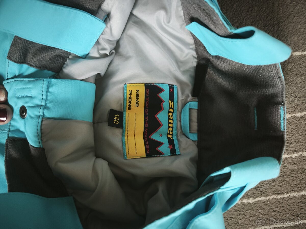 Lyžiarske nohavice ziener veľkosť 140 - 3