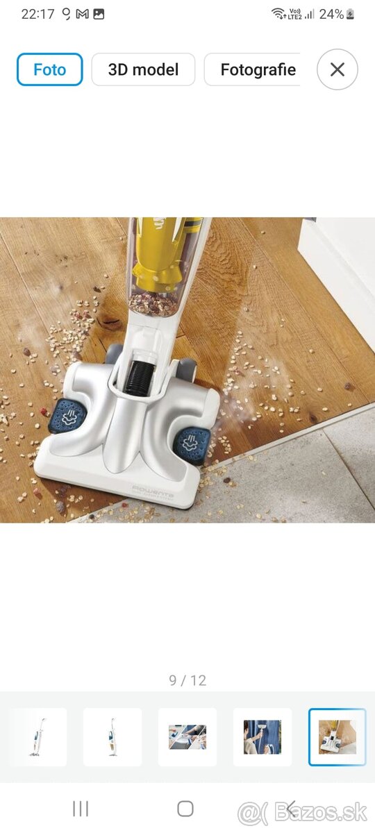 Tycovy vysavac s parnym mopom 3v1 - 3