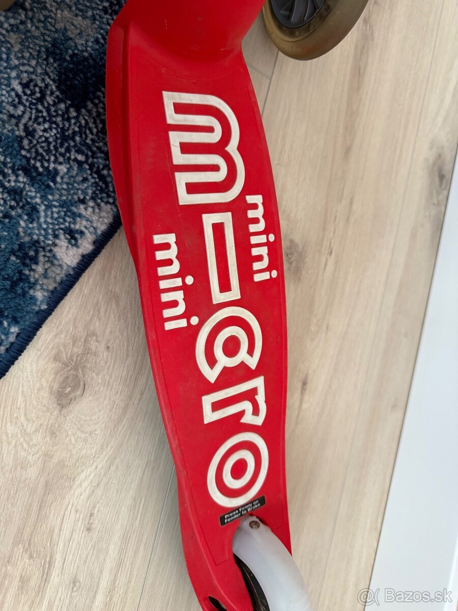 detská kolobežka Micro Mini Deluxe – červená - 3