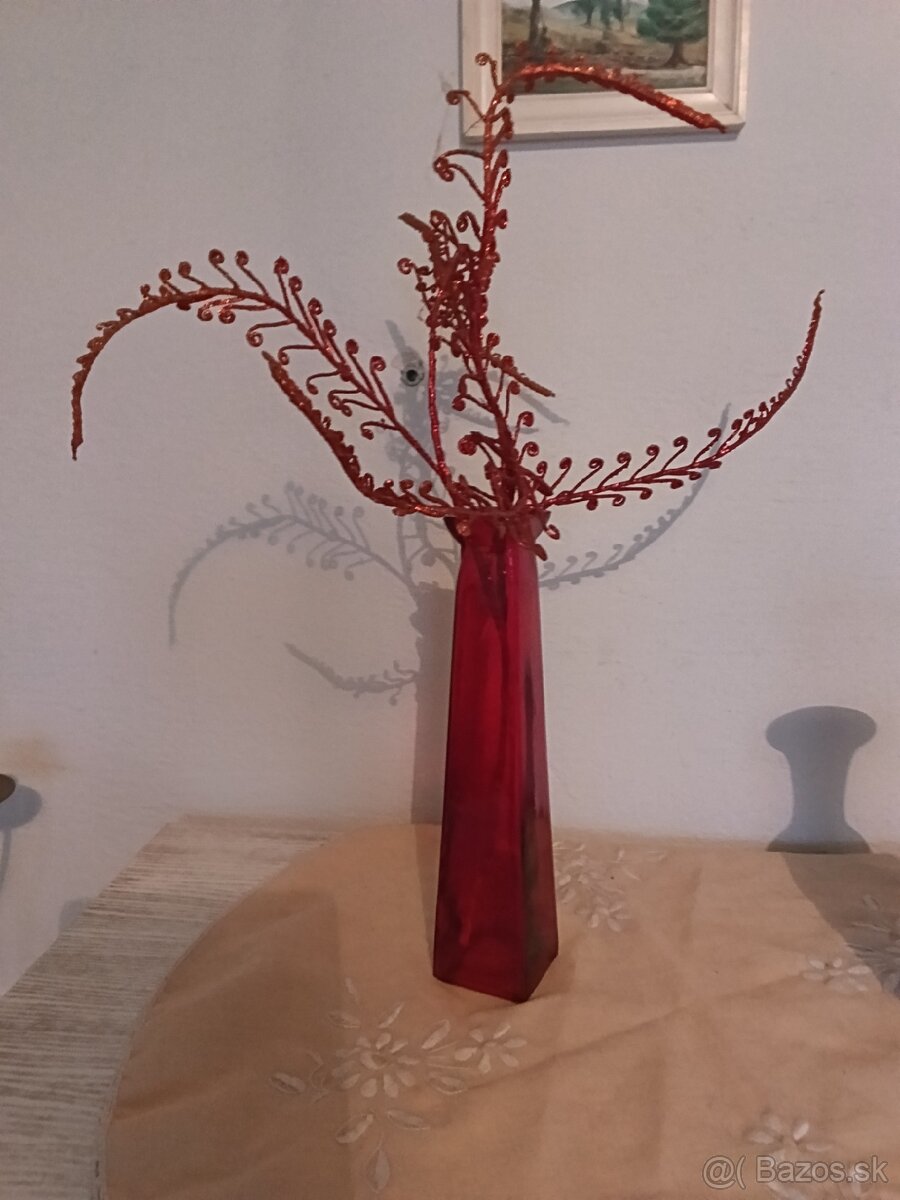 Červená a medená vaza - 3