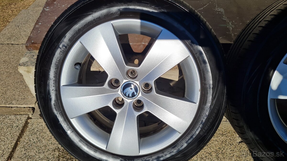 5x100 R15 originál Škoda elektróny - 3