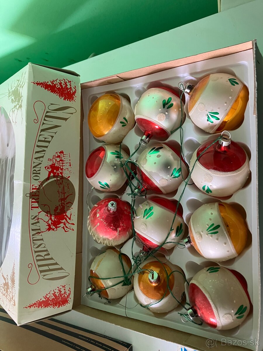 Vianočné gule sklenené - 3