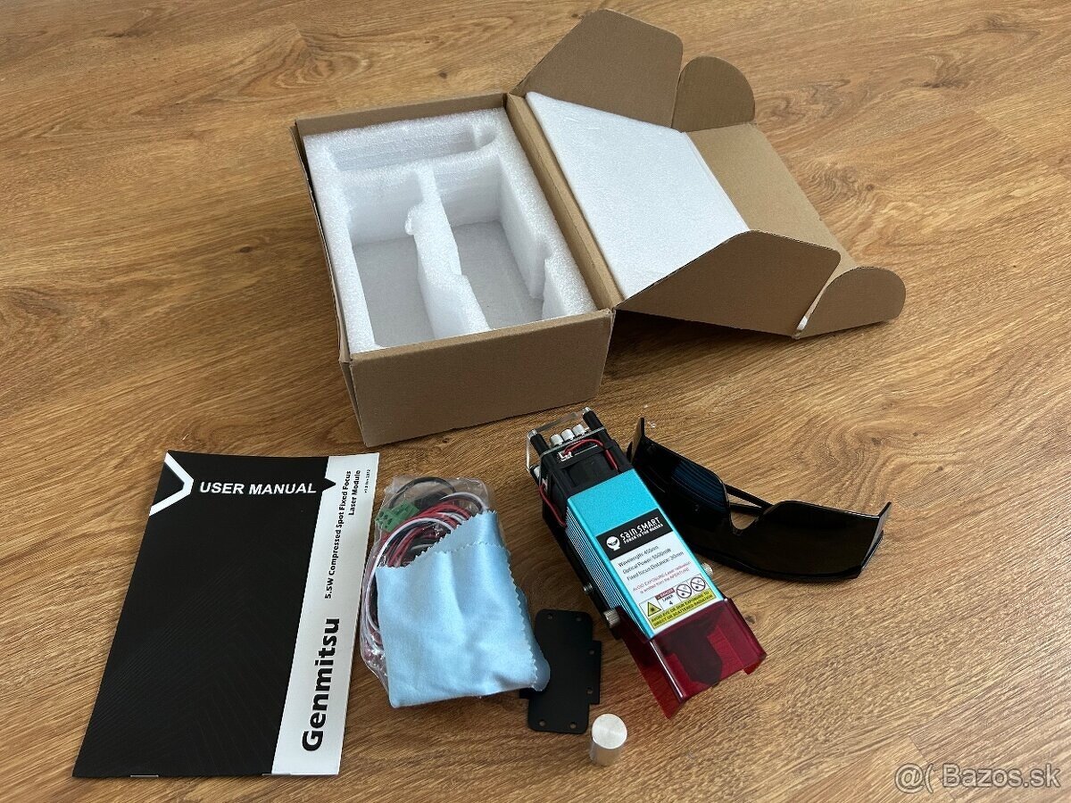 Laserový modul Genmitsu 5,5W, 12V - 3
