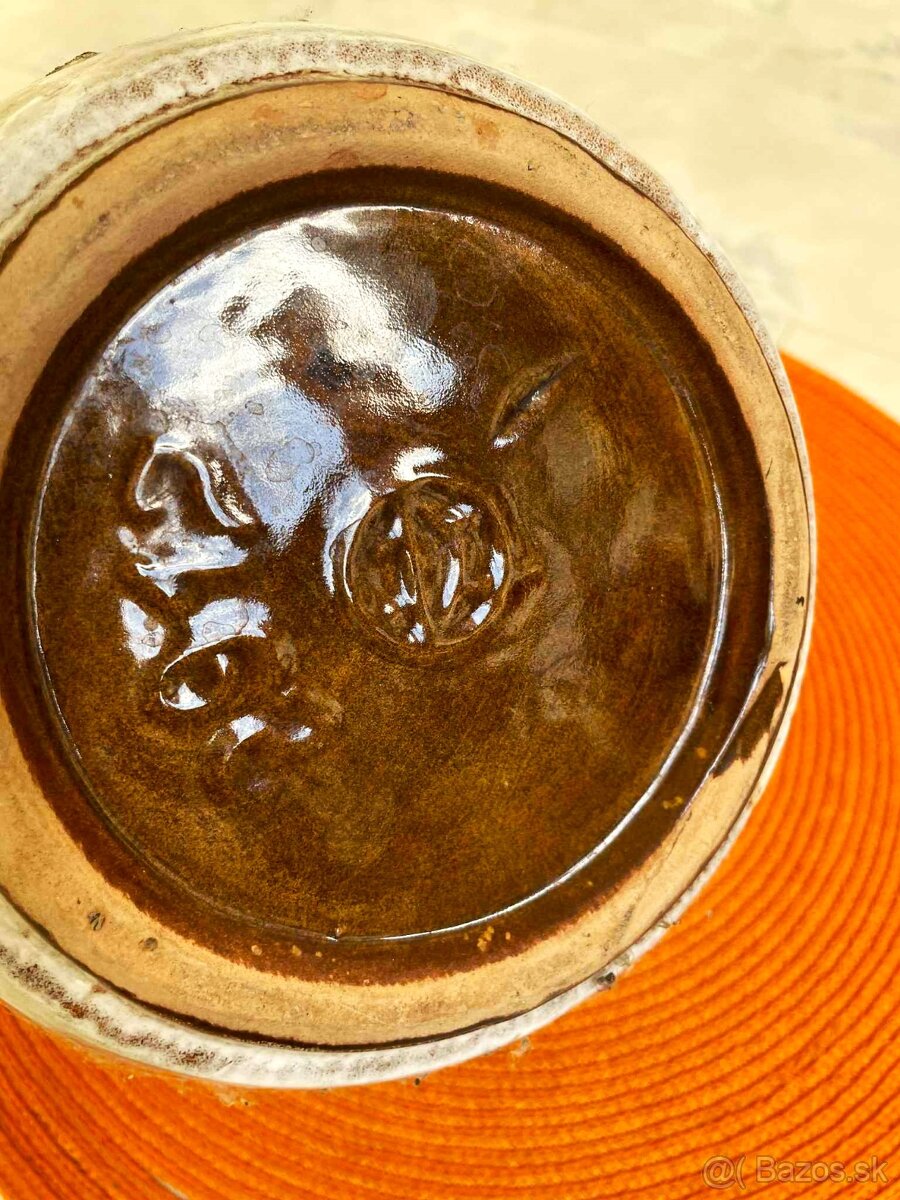 Starožitná keramická váza - 3