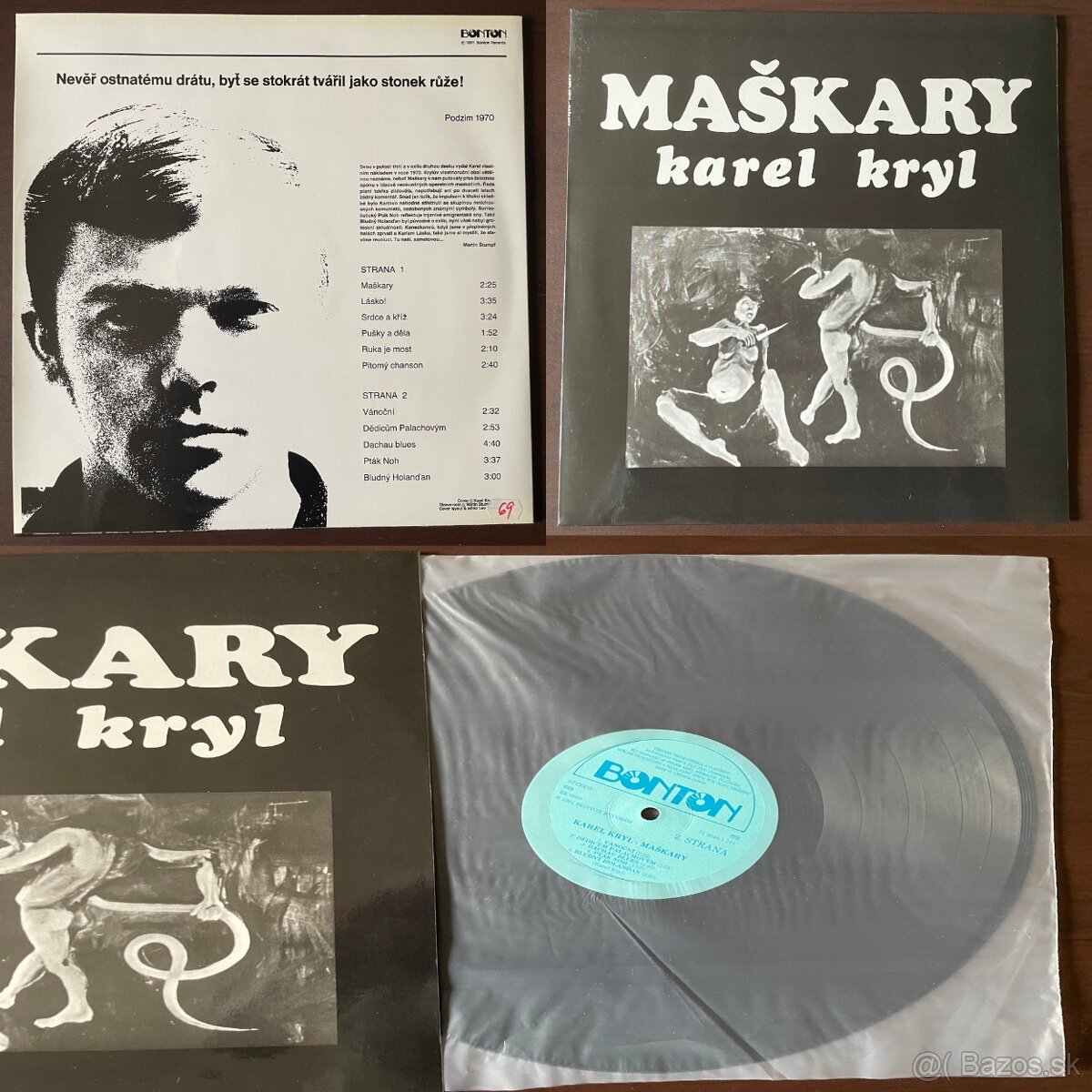 Karel Kryl, Beatles, Marsyas, Blue Effect - LP, Gramodesky - 3