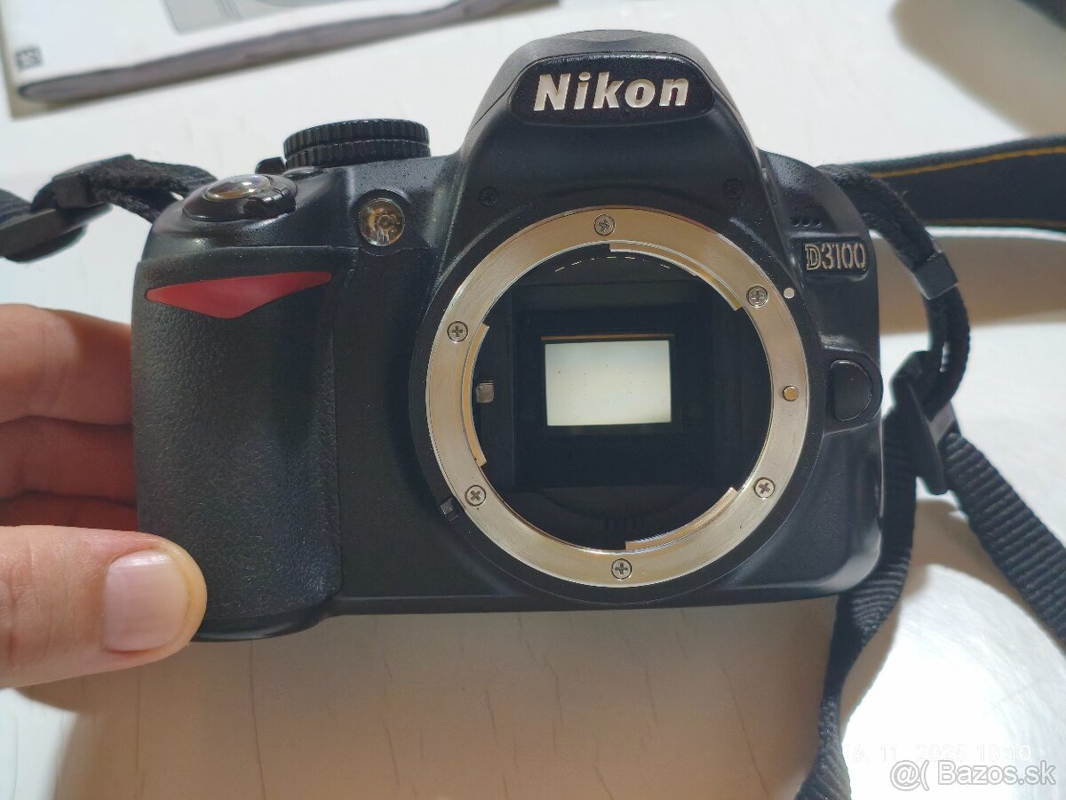 Nikon D3100 + AF-S 55-200mm nafotené 7602 uzávierok - 3
