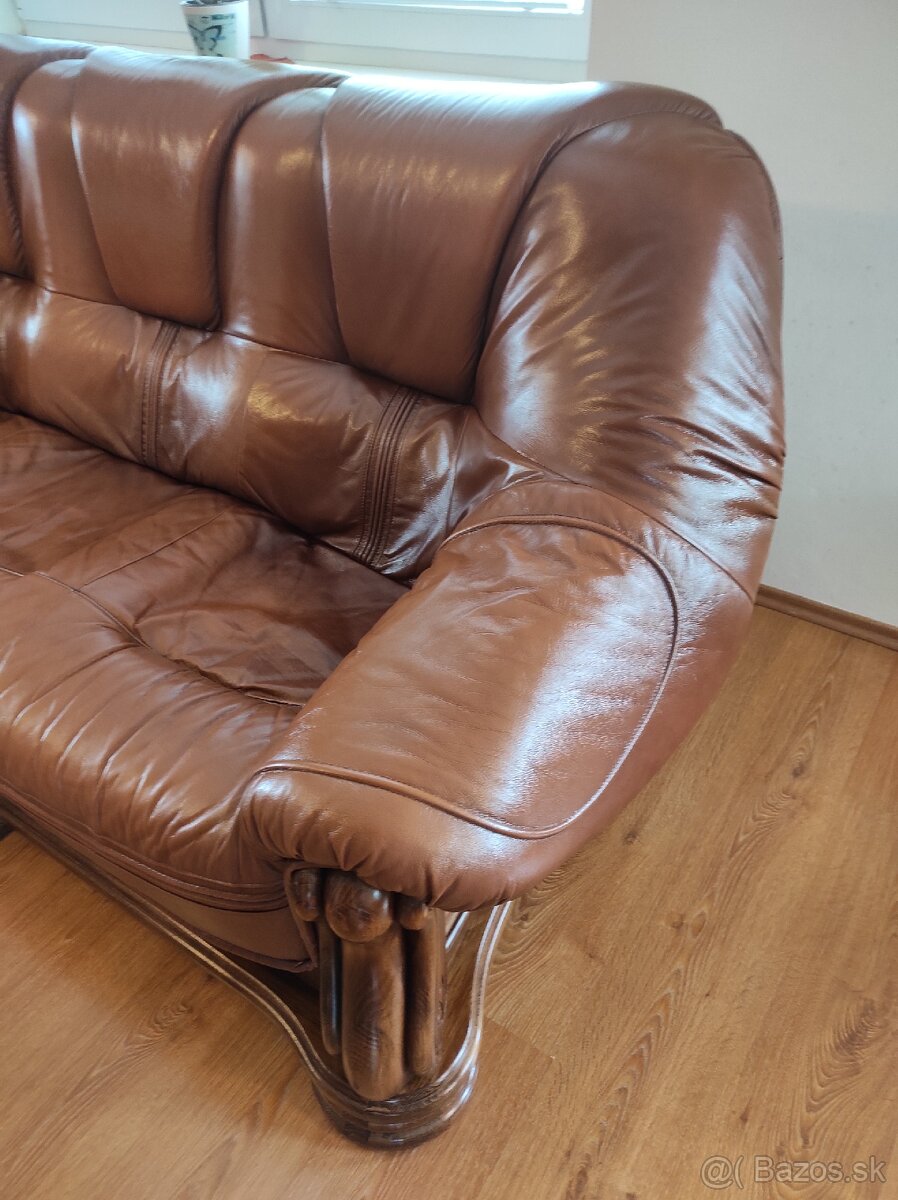 kožená sedačka 3+2 - 3