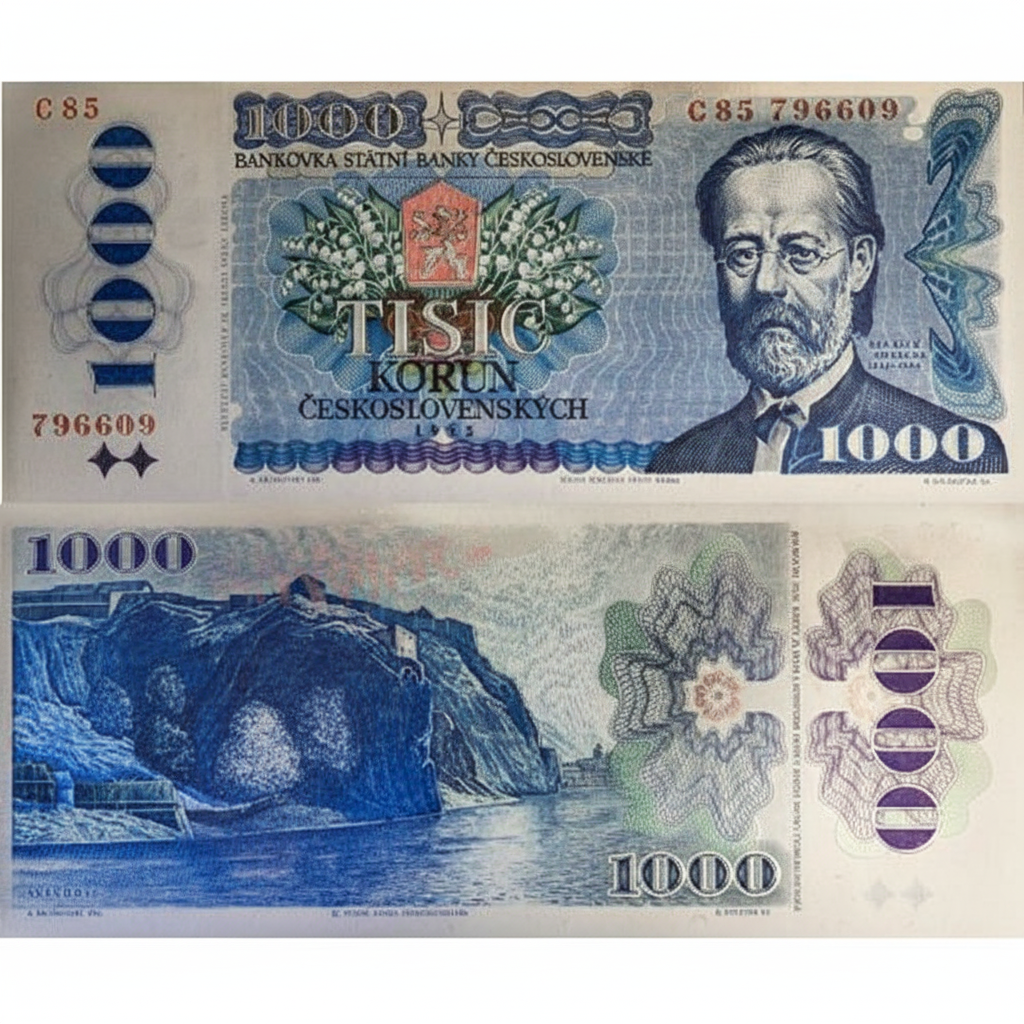 repliky československé / slovenské / eurové bankovky - 3