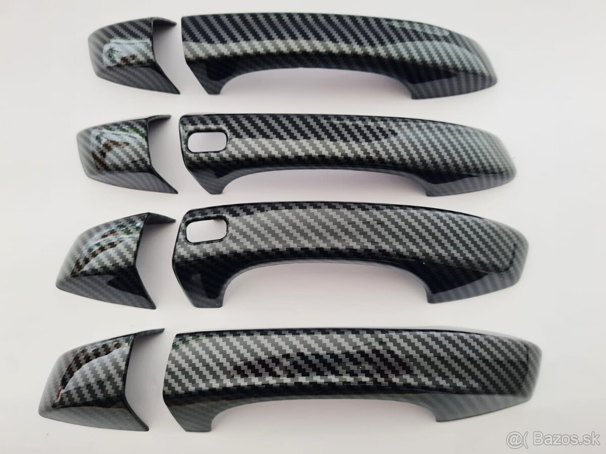 KARBONOVÉ klučky krytky klučiek pre ŠKODA VOLKSWAGEN - 3