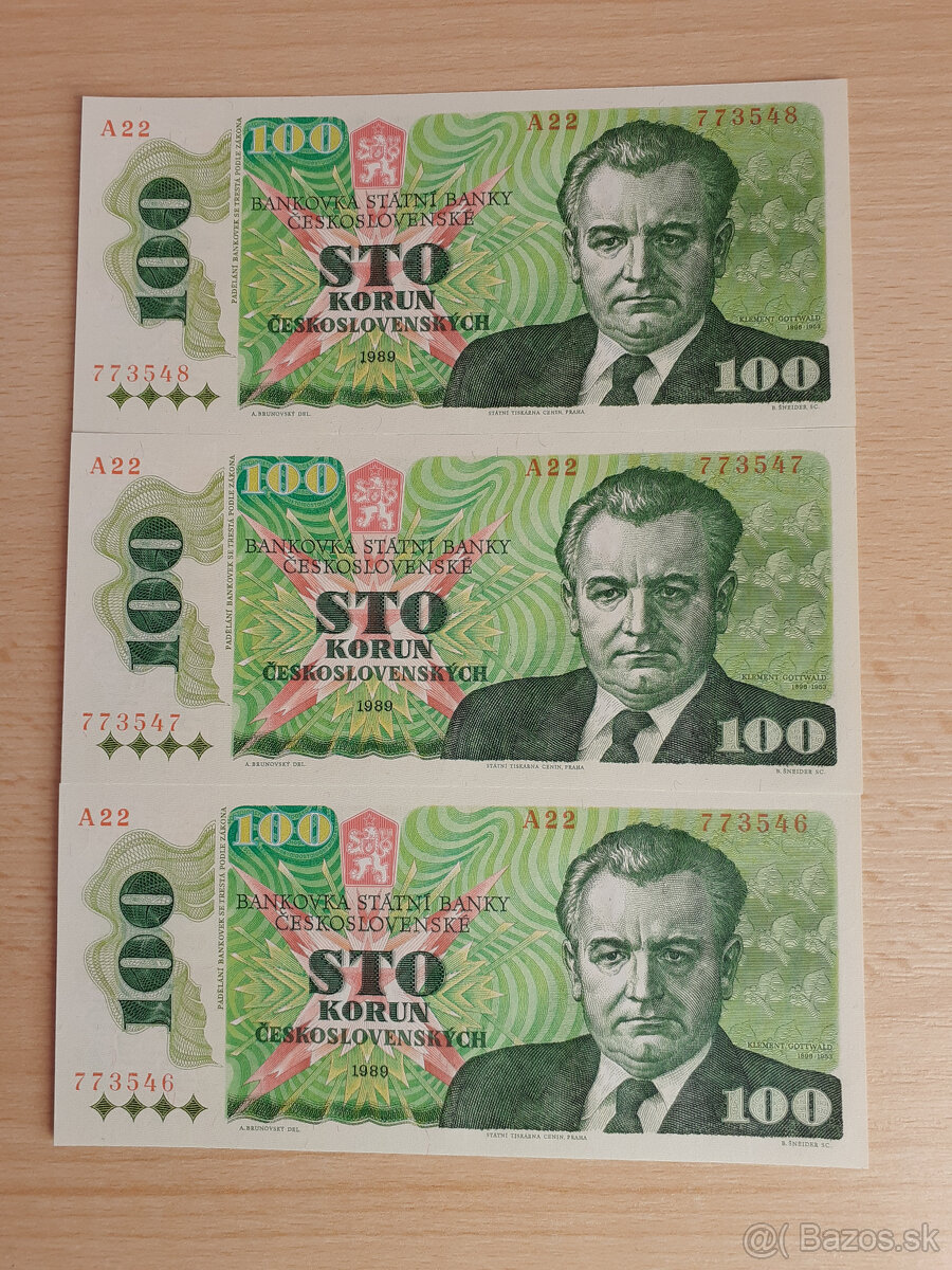 Ceskoslovenske bankovky - 3