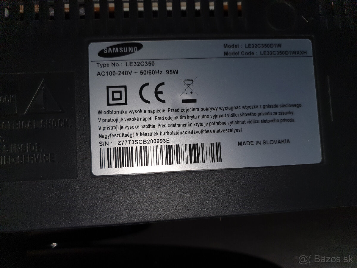 32" Samsung LE32C350 (82cm) - 3