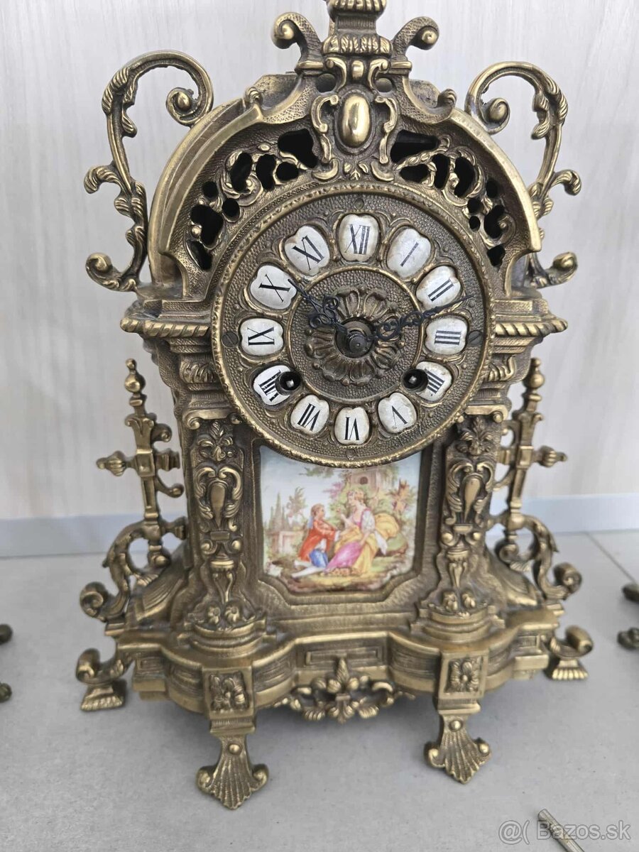 Krasne bronzove krbove hodiny cislo 17 - 3