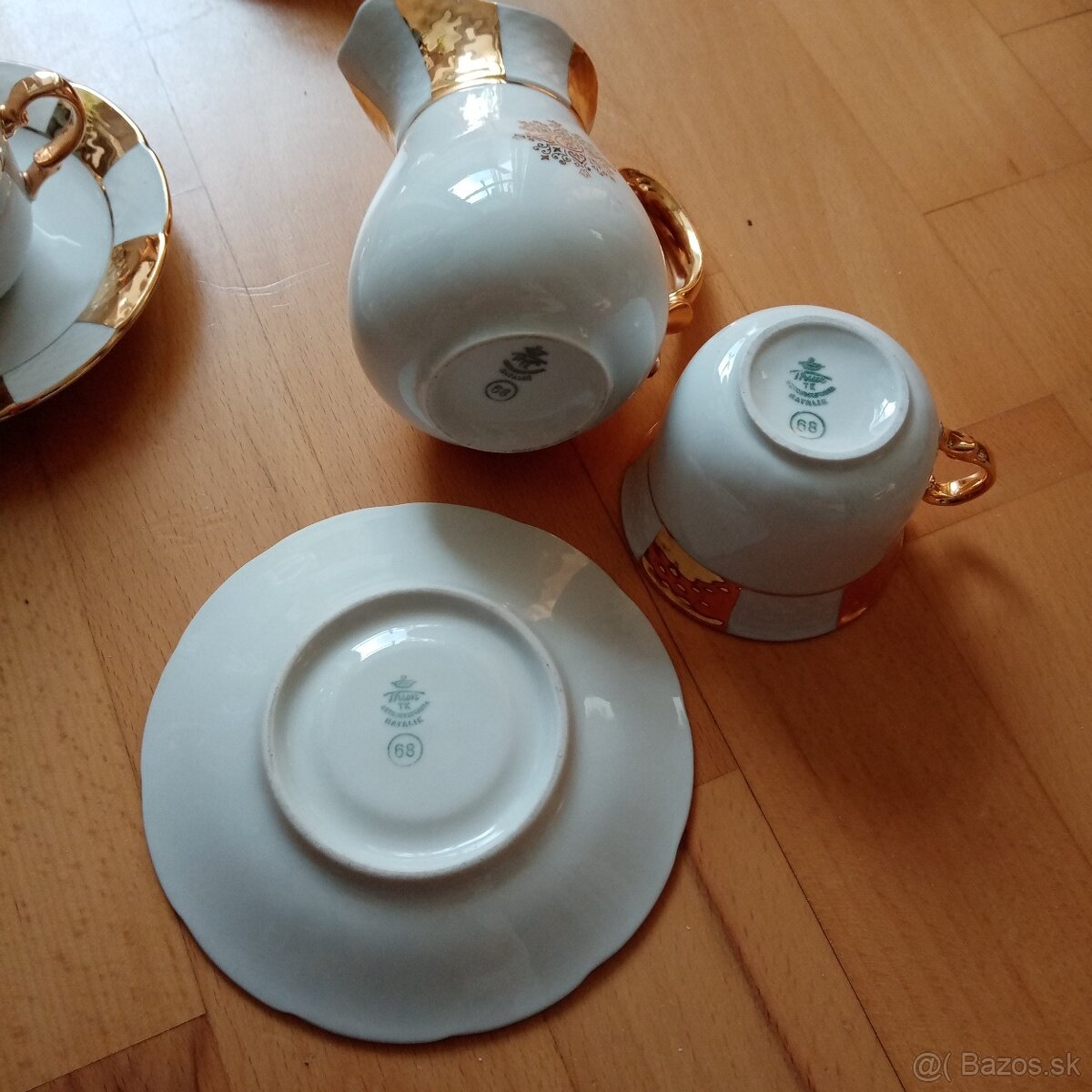 šálky s podšálkami a mliečnikThun Natalie - 3