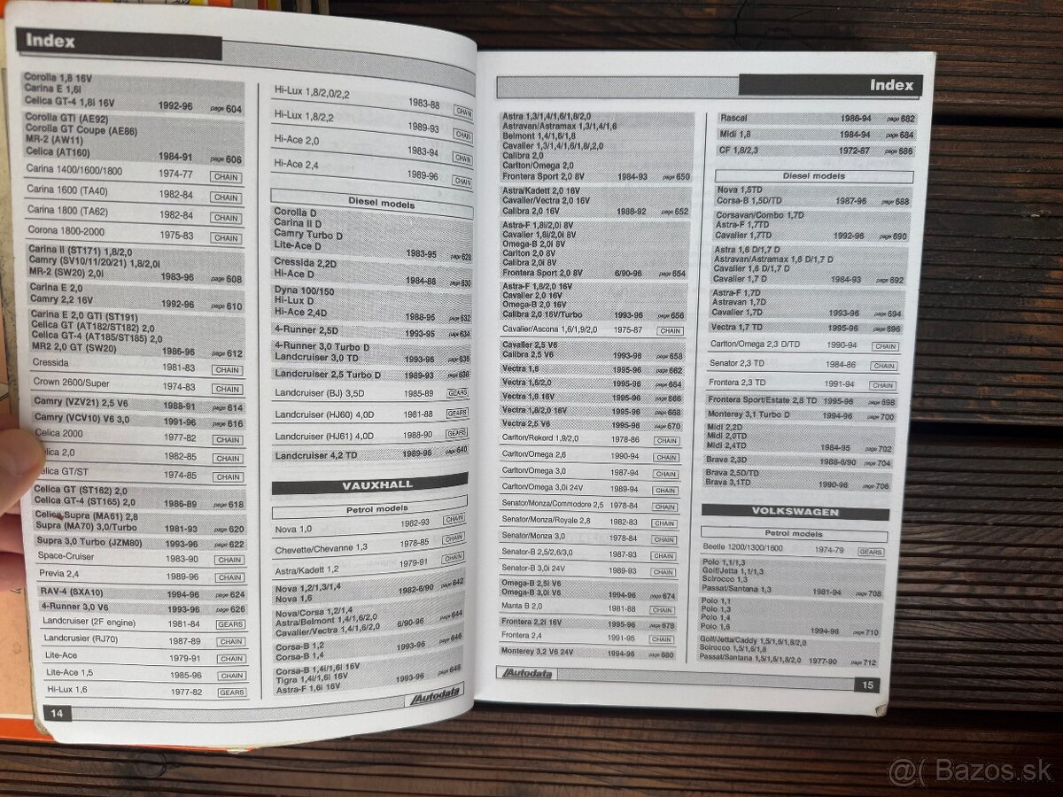 AUTODATA montážní data rozvodové řemeny originalni manual - 3