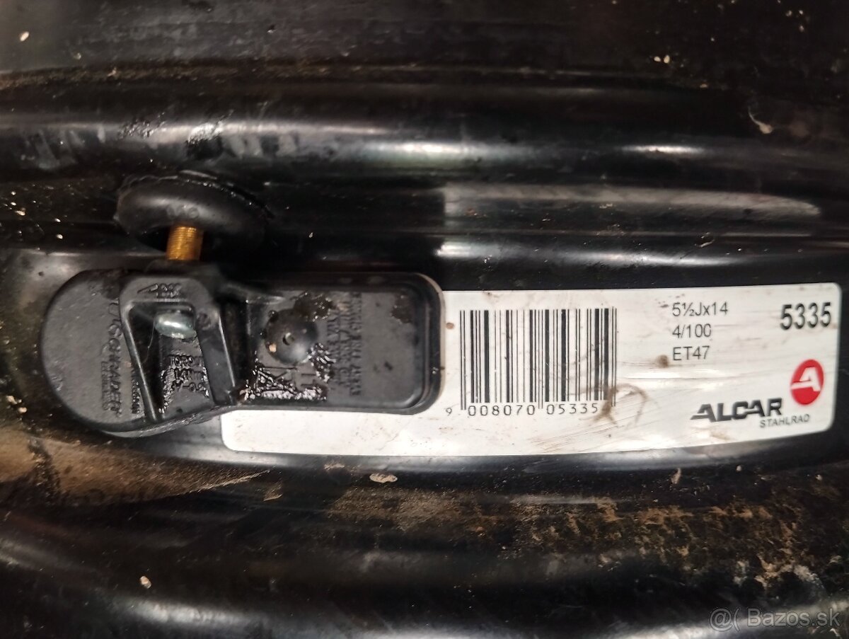14"4x100 ET 47 ... snímače TPMS Hyundai i10,i20 - 3