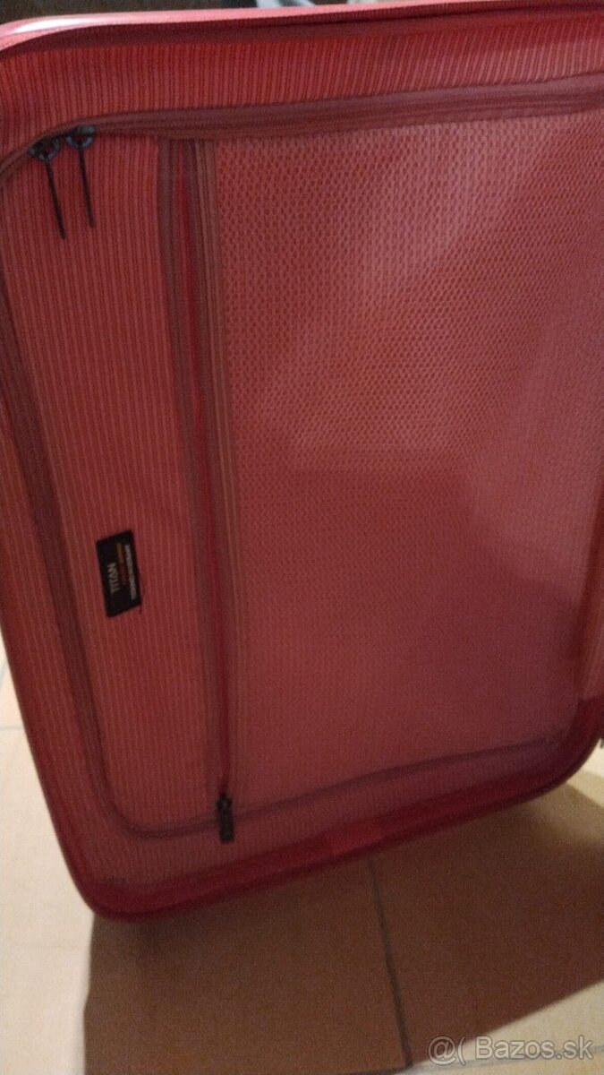 Dámsky kufor, ružový. - 3