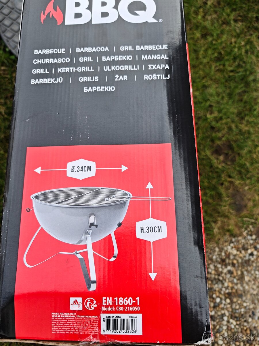 Prenosný gril na drevené uhlie - 3