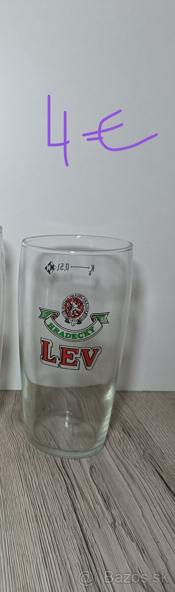 České pivové poháre 3 - 3