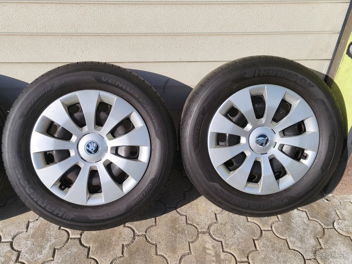 SKODA/VW DISKY R16 + 215/60 LETNE - 3