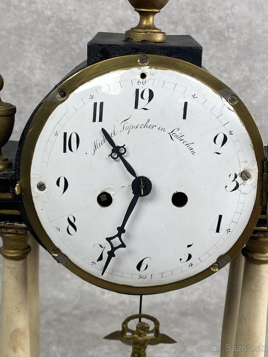 Empírové stlpikové hodiny - 3