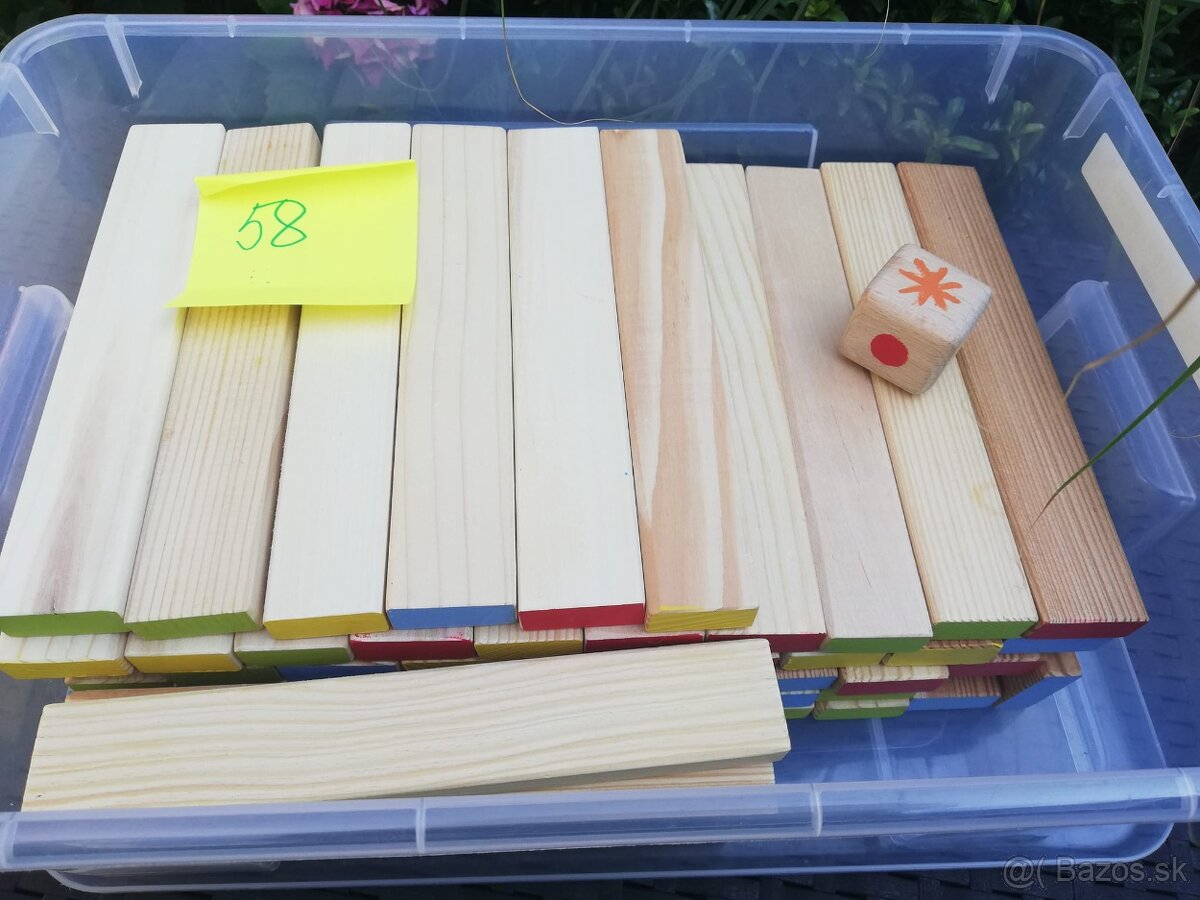 Drevená hra - stavebnica - 3