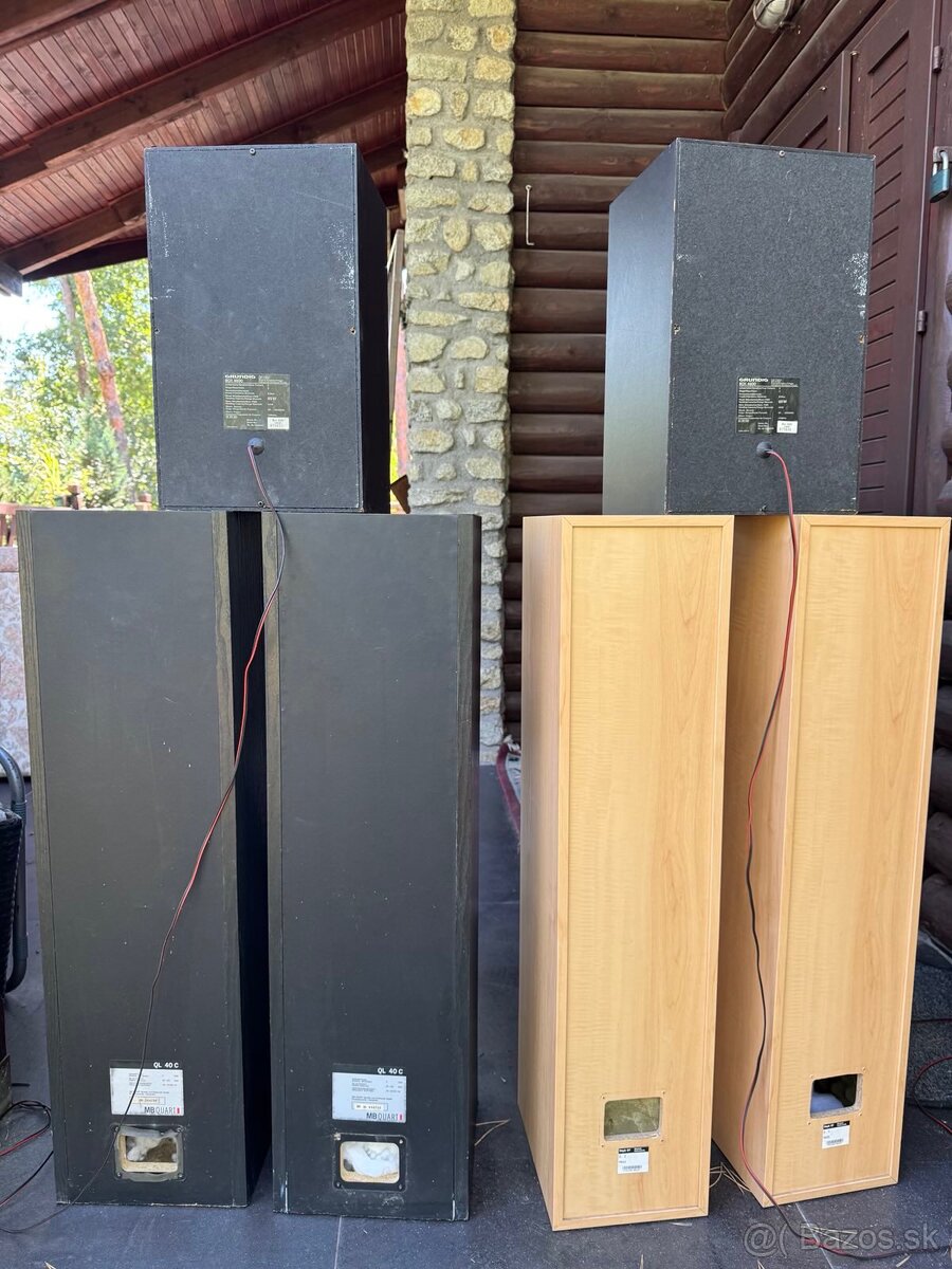 3 páre prázdnych ozvučníc - 3