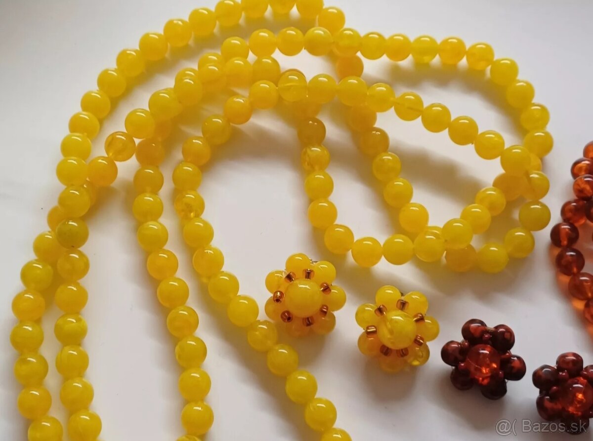 Predame 2ks sada nahrdelnikov a klipsne naušnice - 3